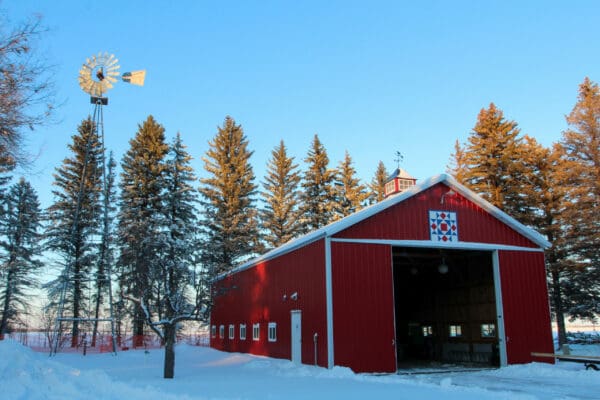 The Pole Barn at Crooked Lane Farm, Colfax North Dakota